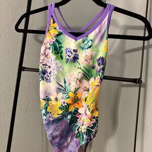 Sylvia P Kyla Leotard - Garden State of Mind Child Size 10